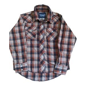 Boys- Wrangler western shirt plaid